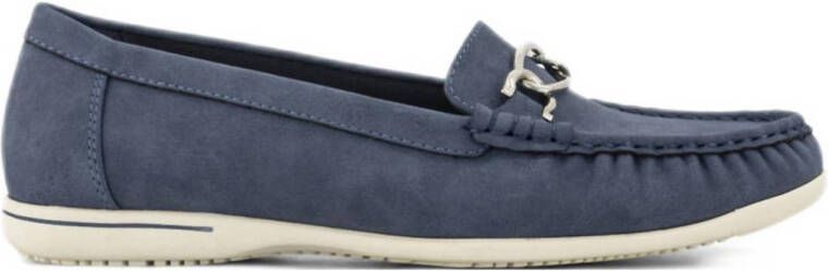 Easy Street Marineblauwe comfort instapper