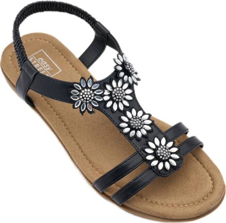 Easy Street comfort sandalen zwart