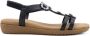 Easy Street comfort sandalen zwart - Thumbnail 1