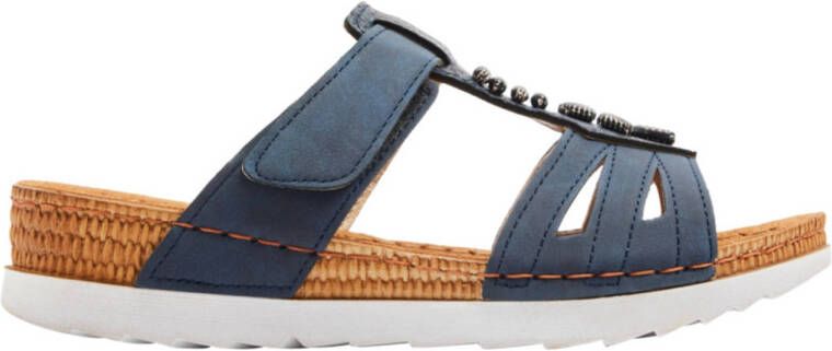 Easy Street comfort slippers donkerblauw