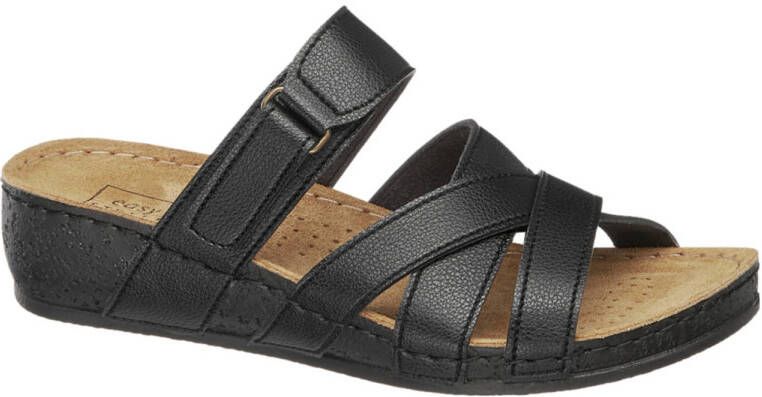 Easy Street comfort slippers zwart