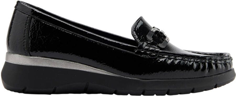 Easy Street comfort lak mocassins zwart - Foto 3