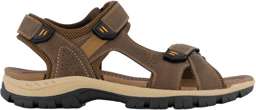 Easy Street imitatieleren sandalen bruin