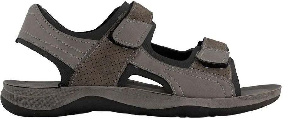 Easy Street imitatieleren sandalen grijs
