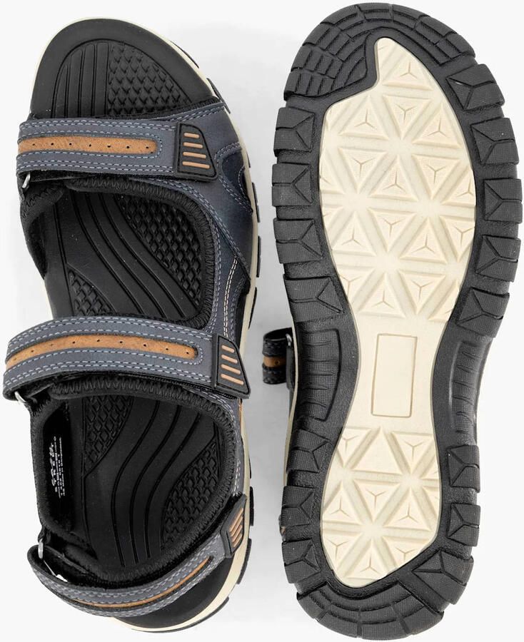 Easy Street imitatieleren sandalen met profielzool donkerblauw - Foto 2