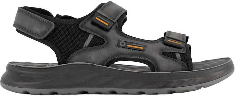 Easy Street imitatieleren sandalen zwart