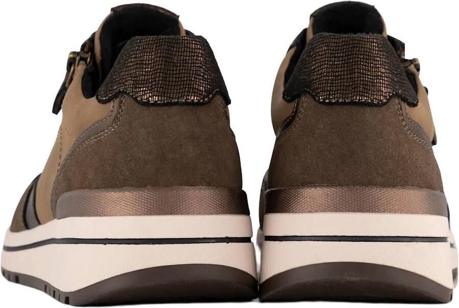 Easy Street imitatieleren sneakers bruin - Foto 2