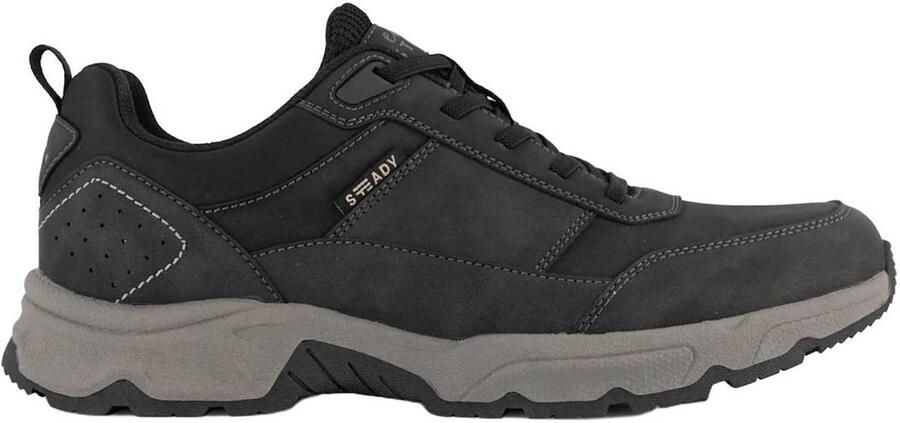 Easy Street imitatieleren sneakers zwart