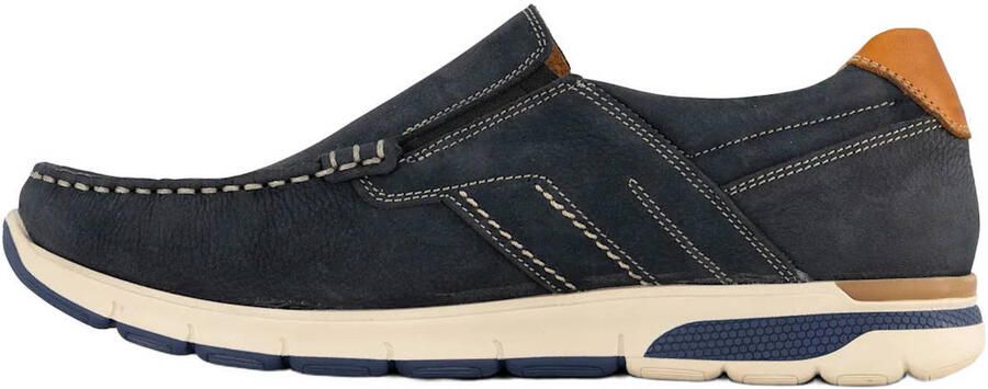 Easy Street leren instappers donkerblauw - Foto 3