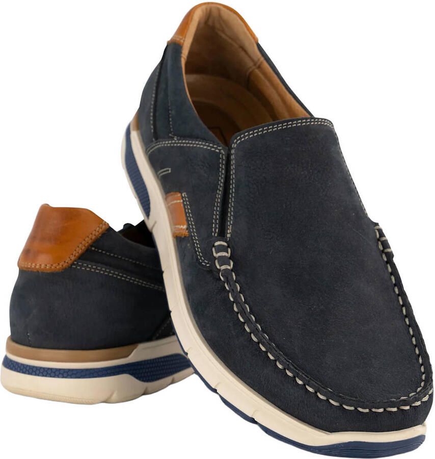 Easy Street leren instappers donkerblauw - Foto 2
