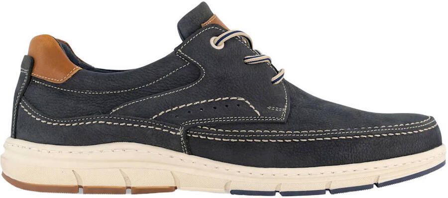 Easy Street leren veterschoenen zwart