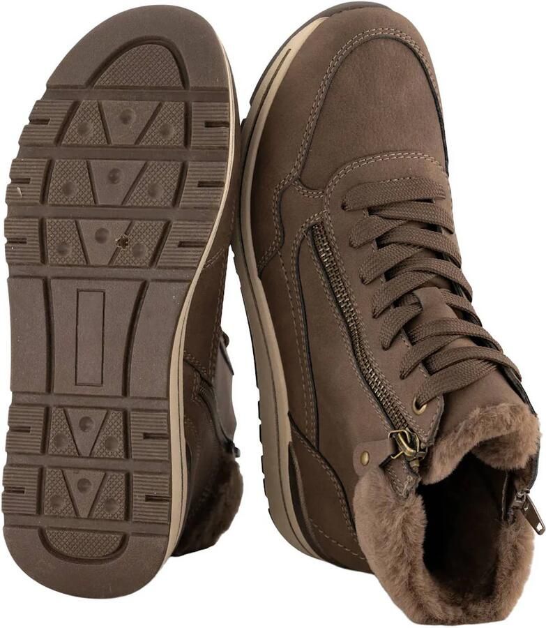 Easy Street suèdelook sneakers bruin - Foto 2