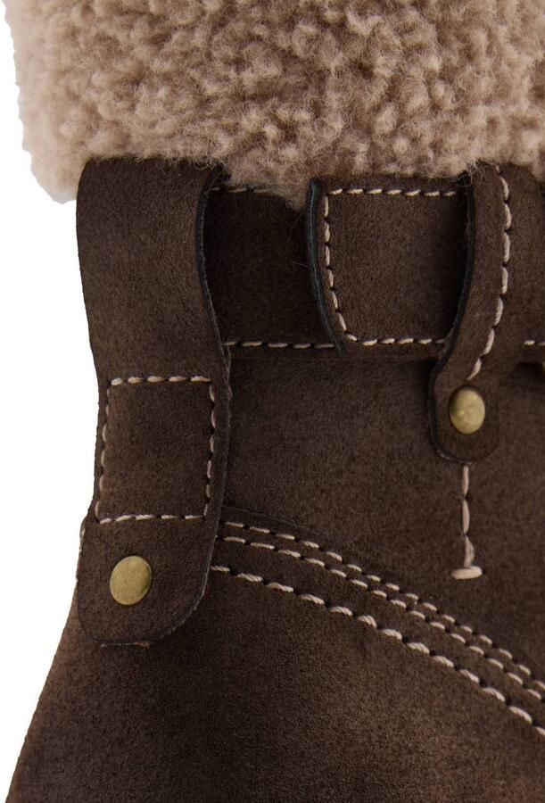 Easy Street veterboots met blokhak bruin - Foto 3