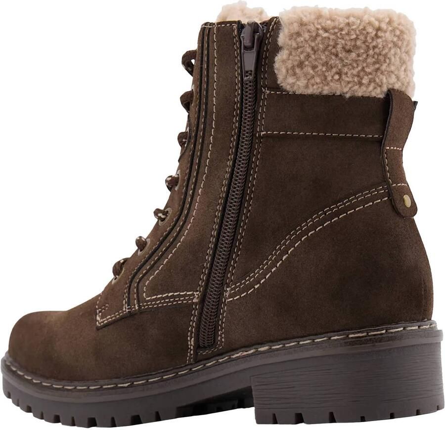 Easy Street veterboots met blokhak bruin - Foto 2