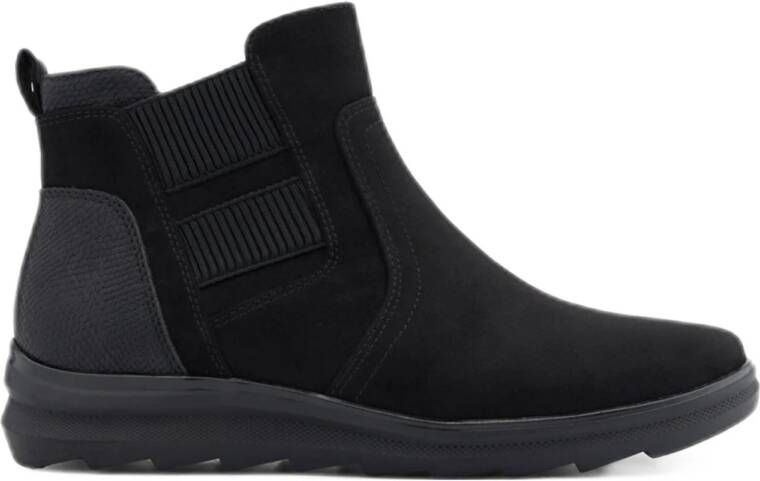 Easy Street Zwarte comfort enkelboots