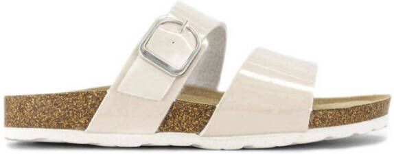 Easy Street lak slippers ecru