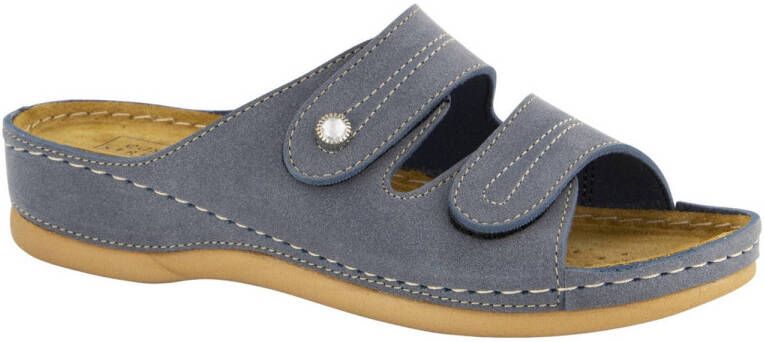 Easy Street slippers lichtblauw