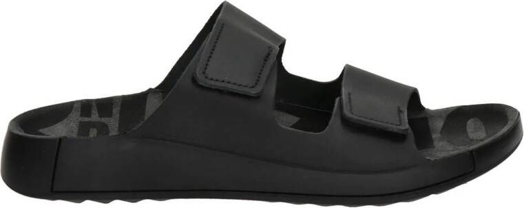 Ecco 2nd Cozmo leren slippers zwart