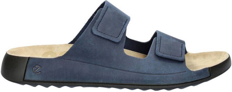 Ecco 2nd Cozmo nubuck slippers donkerblauw