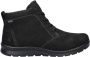 Ecco Babbett nubuck veterboots zwart - Thumbnail 1