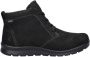 Ecco Babbett nubuck veterboots zwart - Thumbnail 1