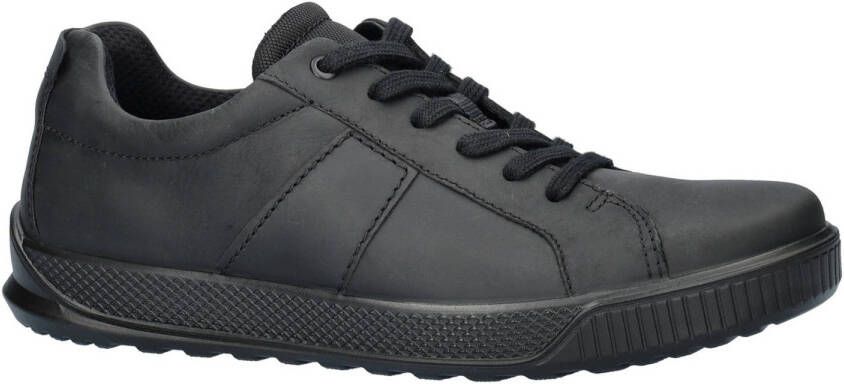 Ecco Byway leren sneakers zwart