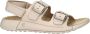Ecco Cozmo leren sandalen beige - Thumbnail 1