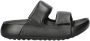 Ecco Cozmo leren slippers zwart - Thumbnail 1