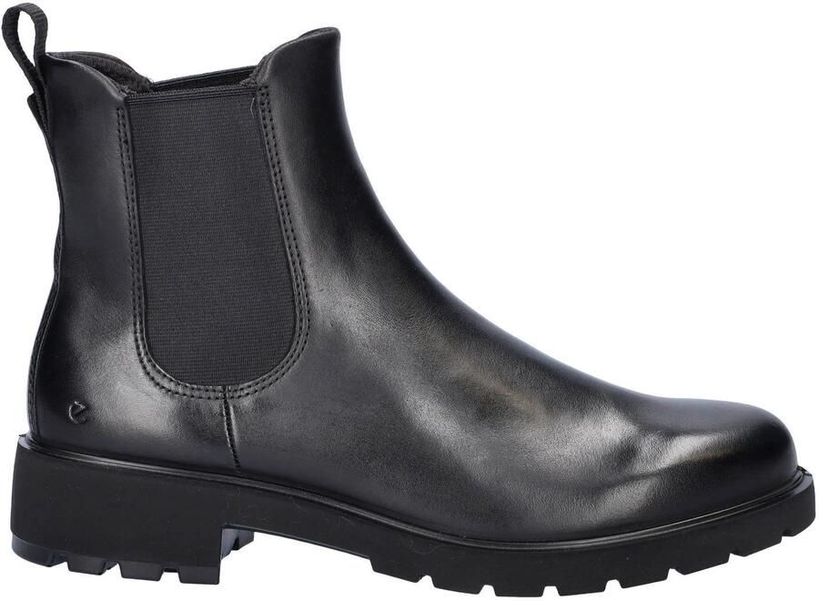 Ecco leren chelsea boots zwart