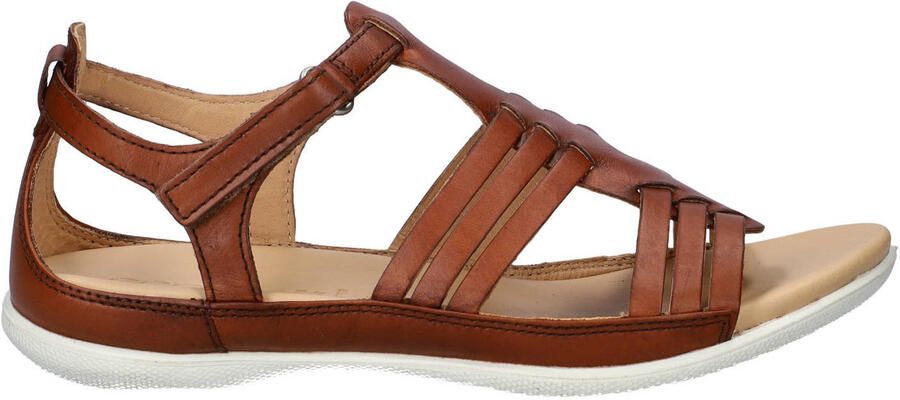 Ecco leren sandalen cognac