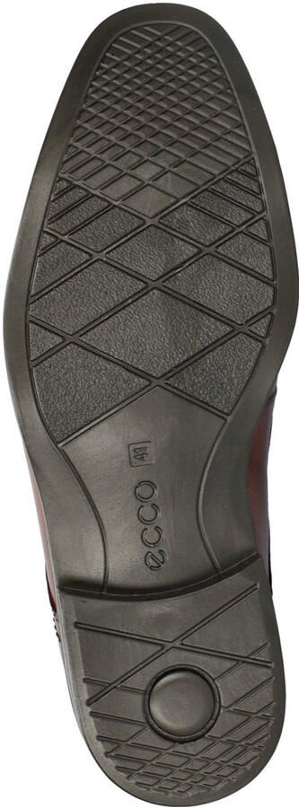 Ecco Melbourne leren veterschoenen bruin - Foto 3
