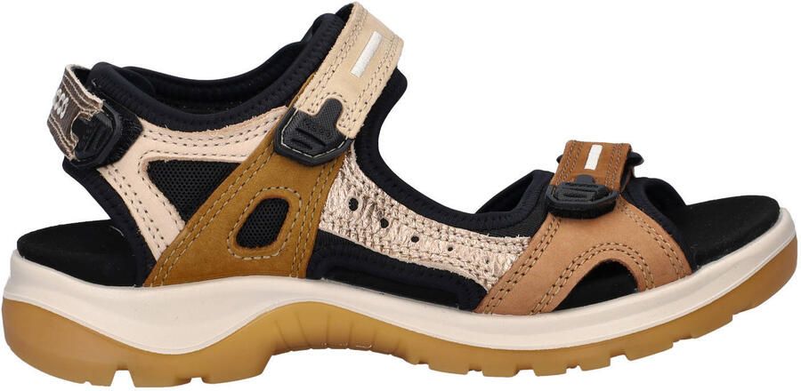Ecco Offroad Atmos suede sandalen bruin multi