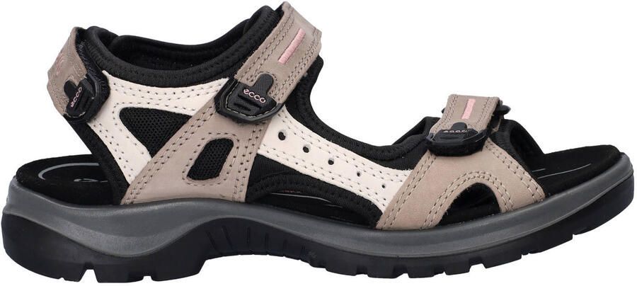Ecco Offroad Atmos suede sandalen bruin beige
