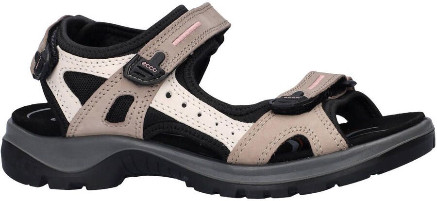 Ecco Offroad Atmos suede sandalen bruin beige - Foto 2