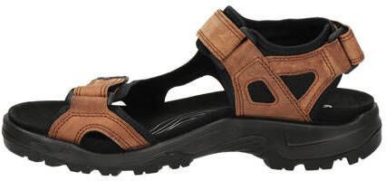 Ecco Offroad nubuck outdoor sandalen cognac