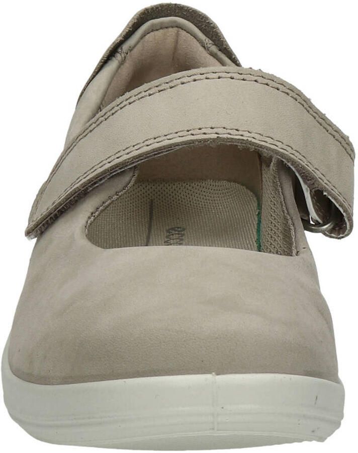 Ecco Soft 2.0 nubuck klittenbandschoenen taupe - Foto 2