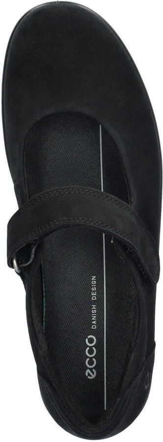 Ecco Soft 2.0 nubuck klittenbandschoenen zwart - Foto 2