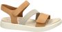 Ecco Flowt W leren sandalen cognac - Thumbnail 1