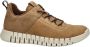 Ecco Gruuv M nubuck sneakers camel - Thumbnail 1