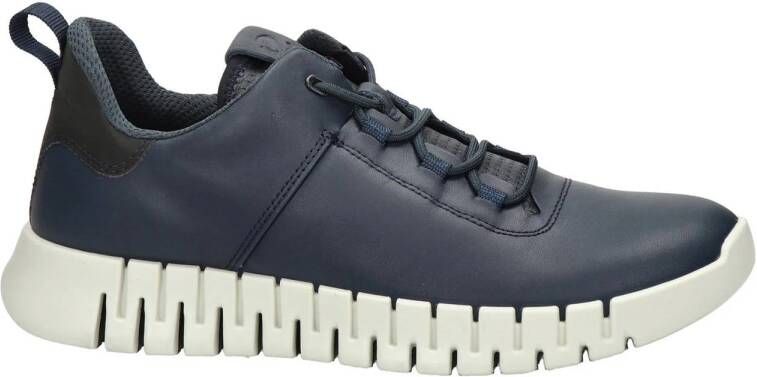 Ecco Gruuv M nubuck sneakers donkerblauw