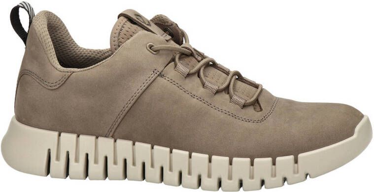 Ecco Gruuv M nubuck sneakers taupe