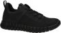 Ecco Gruuv M nubuck sneakers zwart - Thumbnail 1