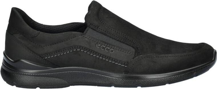 Ecco Instappers Irving black Flutter met stretchinzet aan beide kanten
