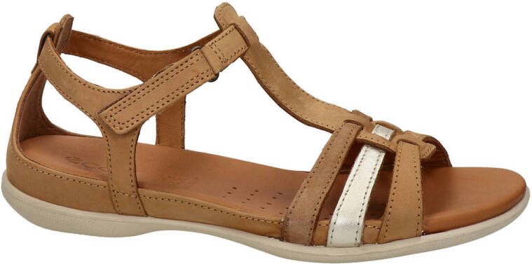 Ecco leren sandalen cognac