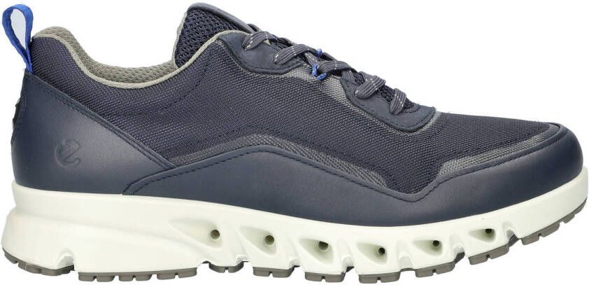 Ecco Multi-Vent leren sneakers donkerblauw