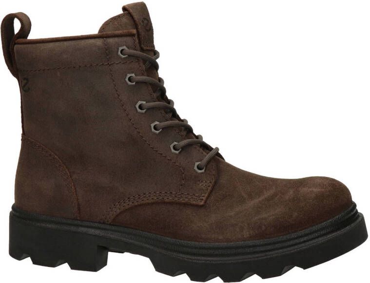 Ecco nubuck veterboots donkerbruin