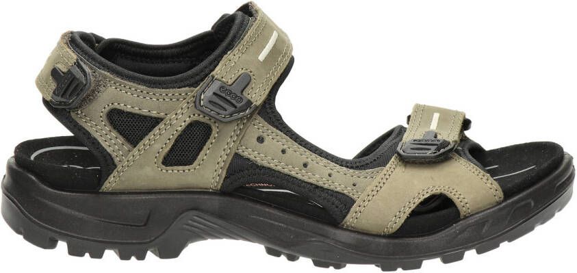 Ecco Off-Road nubuck sandalen taupe