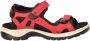 Ecco Offroad Atmos nubuck sandalen rood zwart - Thumbnail 1