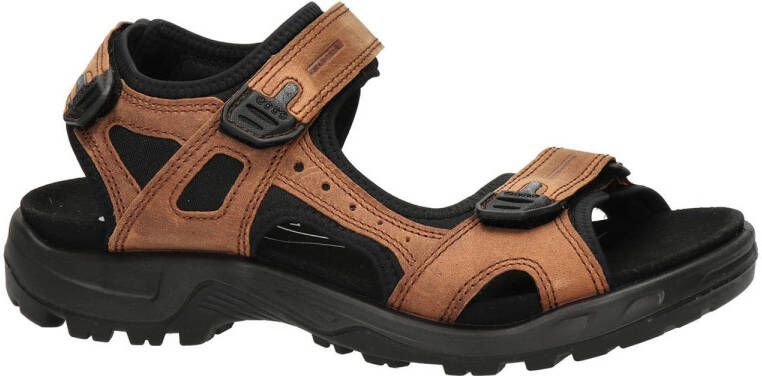 Ecco Offroad nubuck outdoor sandalen cognac