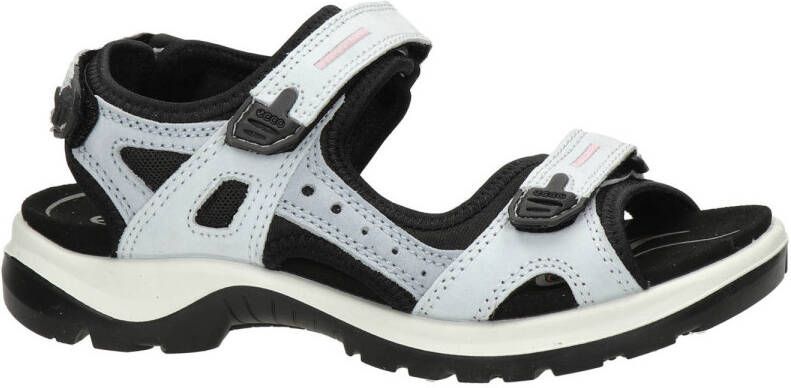 Ecco Offroad nubuck outdoor sandalen lichtblauw